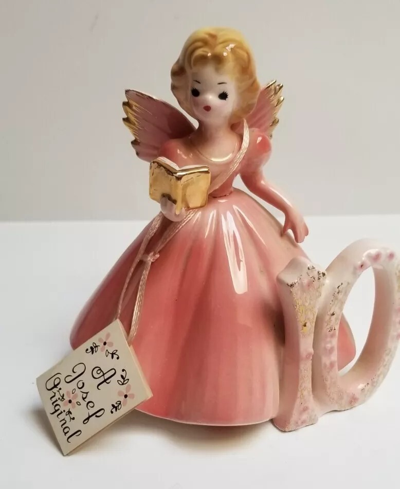 【即購入⭕️】AngelR 美品 Sサイズ 50s Josef Originals Ceramic Birthday Angel 10 Years Old