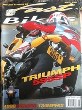FAST BIKES Motorbike Magazine May 1998 * TRIUMPH 595SP *