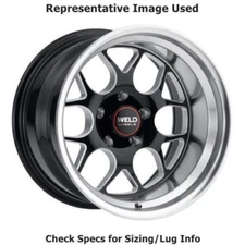 Weld Racing S11079062P45 Solana 17"x9" Wheel, 5x120.65 Bolt Pattern, Gloss Black