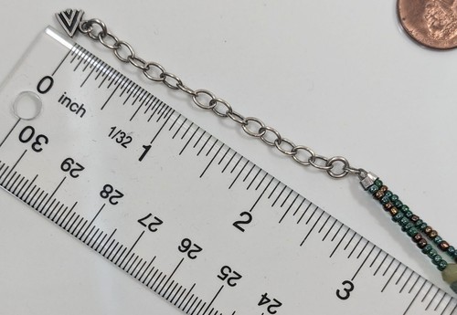 SILPADA N1683 STERLING SILVER FRESHWATER PEARL AVENTURINE NECKLACE (L248) - Picture 5 of 5