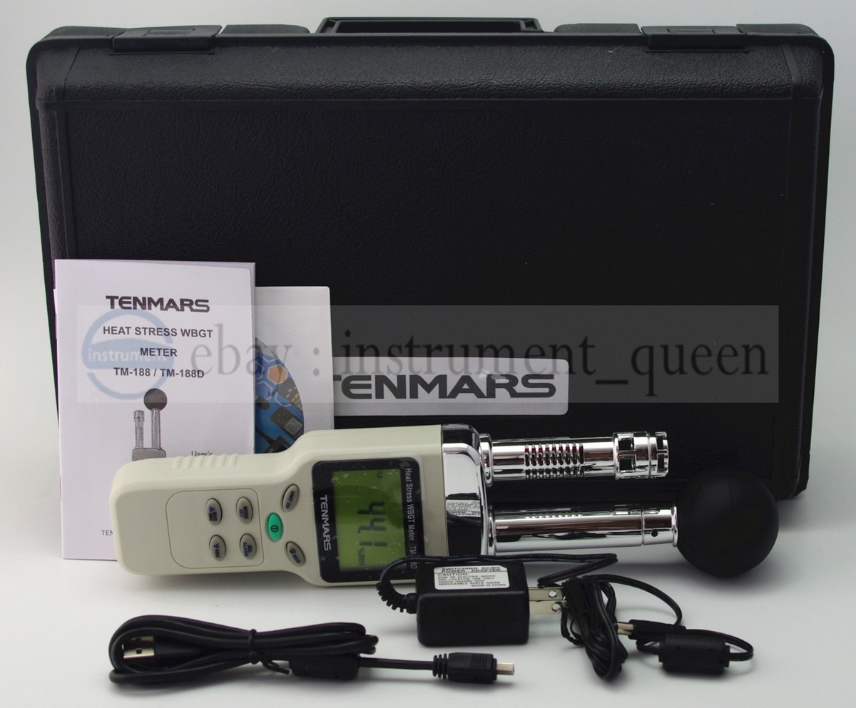 TENMARS TM-188D HEAT STRESS WBGT METER !!NEW!! | eBay