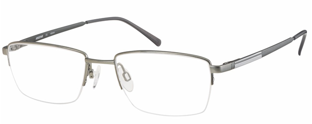 Мужские очки Aristar by Charmant AR30710 в полуободковой прямоугольной оптической оправе
