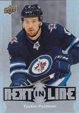2017-18 UPPER DECK OVERTIME TUCKER POOLMAN ROOKIE NEXT IN LINE #NL-13