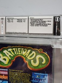 Battletoads - WATA Certified 7.5 CIB [Oval] NES
