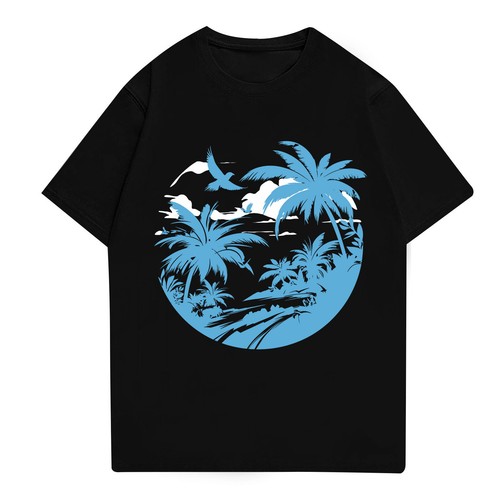 Men's Hawaiian Shirt, Short Sleeve Vintage Button Down Bowling Beach Shirts Q - Picture 16 of 33
