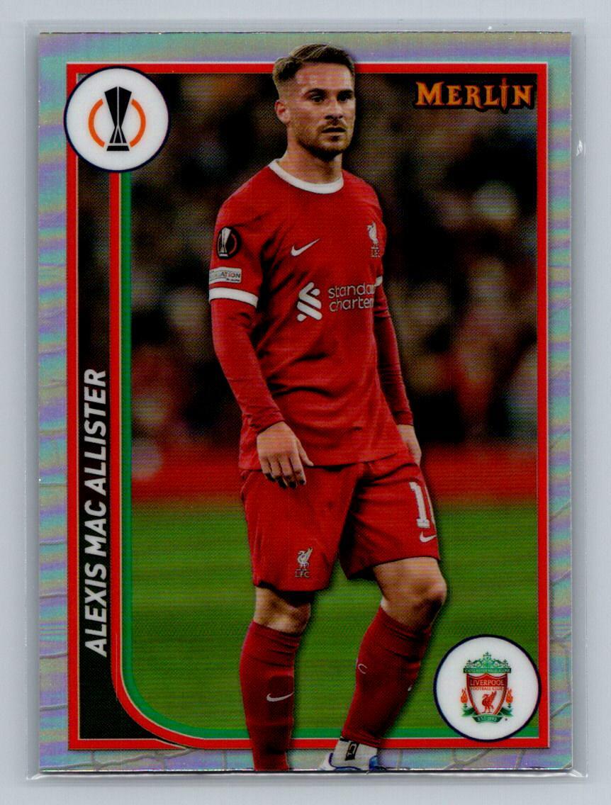 Alexis Mac Allister 2024 Topps Merlin Chrome Refractor Liverpool