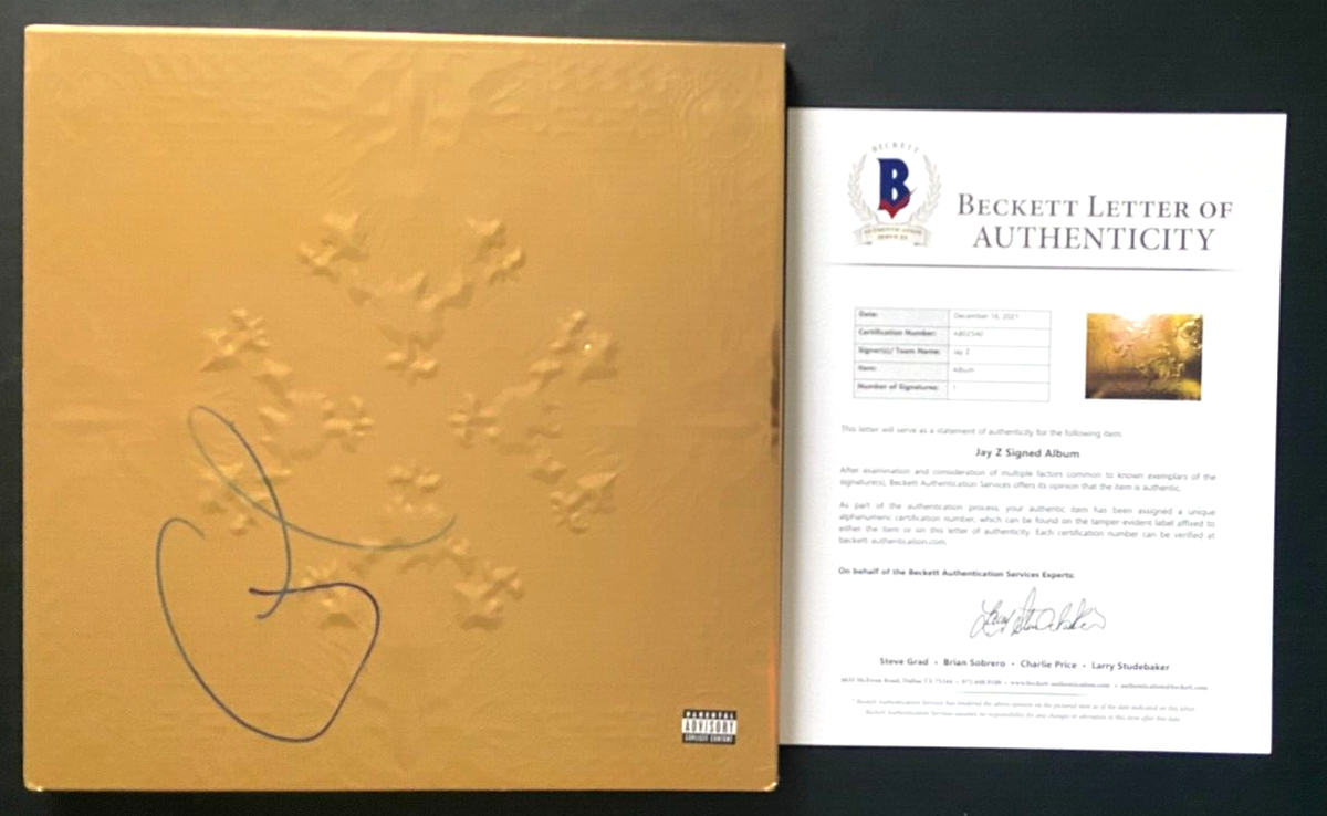 JAY Z SIGNED OFFICIAL WATCH THE THRONE VINYL WTT VIRGIL ABLOH ART