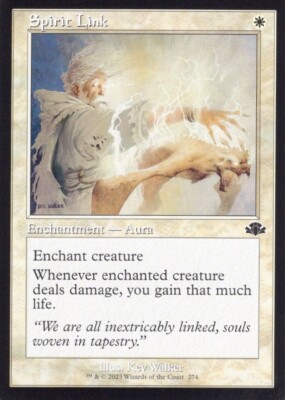 2X SPIRIT LINK RETRO FRAME DOMINARIA REMASTERED MTG MAGIC NM X2