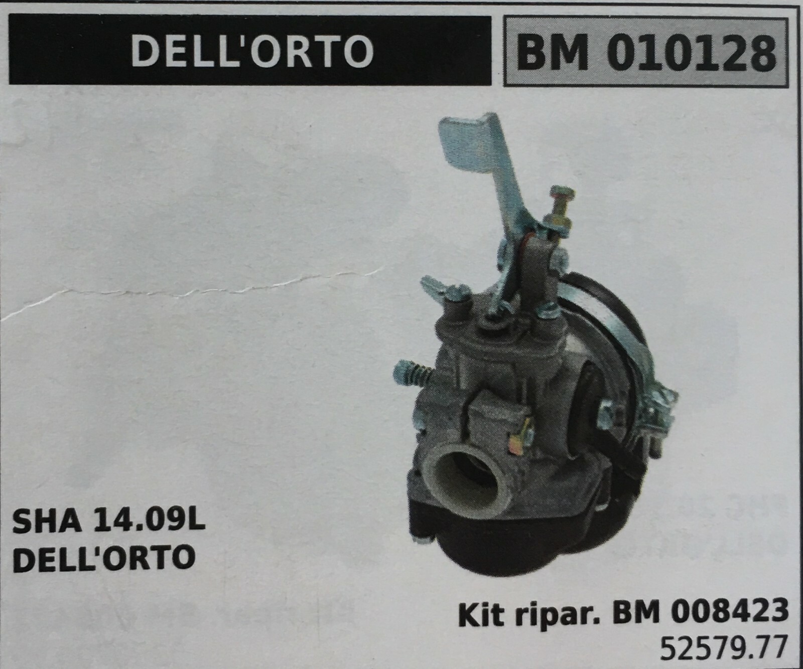 Carburatore Dell'Orto SHA 14.09L Brumar BM010128 - Made in Italy