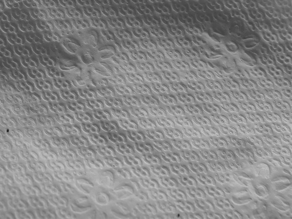 Papierservietten - Premium Servietten - Weiß 1-lagig - 33x33cm - 1/4 Falz Muster - Bild 2 von 2