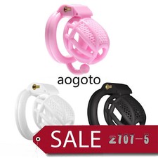 New Plastic Male Chastity Device Resin Cage for Men Short/Standard Locking Belt