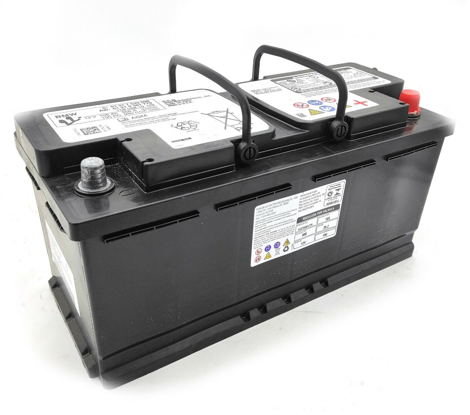 ORIGINAL BMW 70AH 720A AGM BATTERIE STARTTOP ÉTAT NEUF EUR 115,00 -  PicClick FR