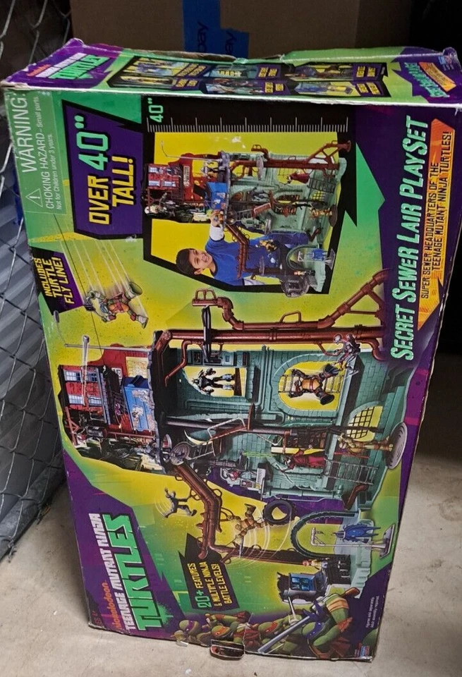 Jogo Secret Sewer Toir TMNT Teenage Mutant Ninja Turtles INCOMPLETO - Imagem 2 de 4