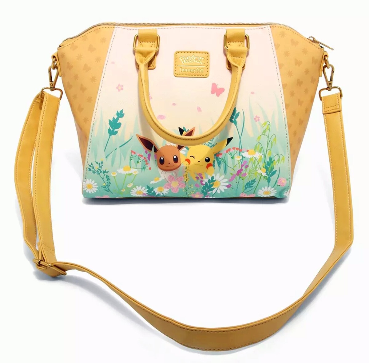 Loungefly Pokemon Eevee & Pikachu NEW Satchel Bag