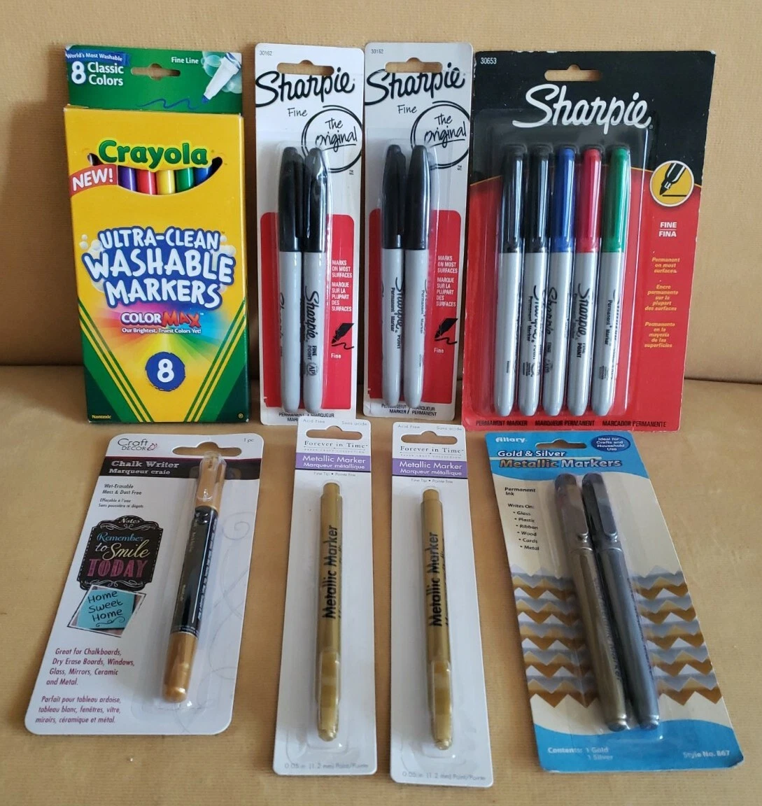  Black Washable Markers