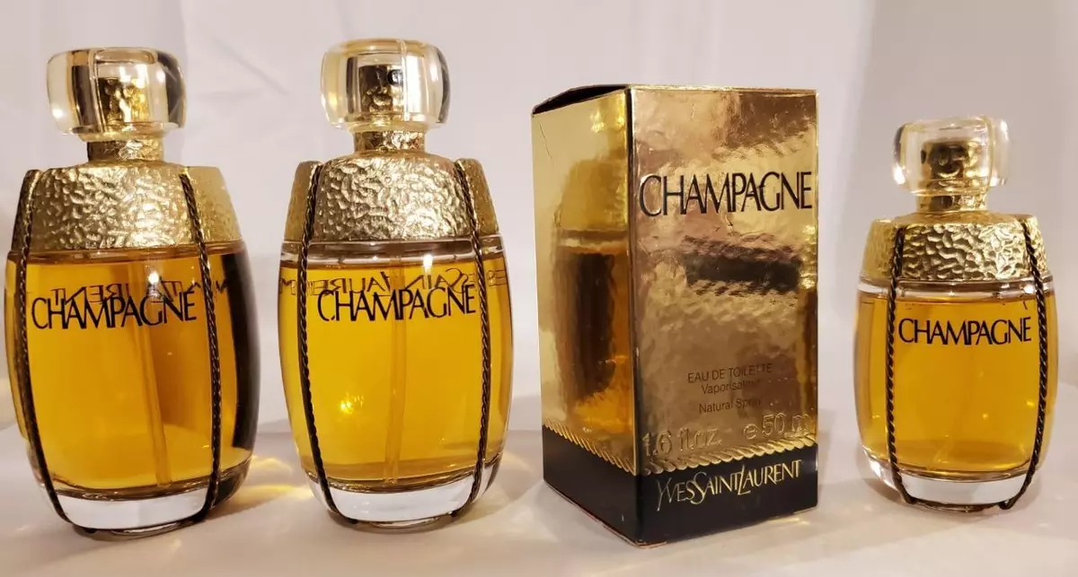 3 YSL CHAMPAGNE YVES SAINT LAURENT perfume 3.3oz 100ml + 50ml RARE*FREE  SHIPPING