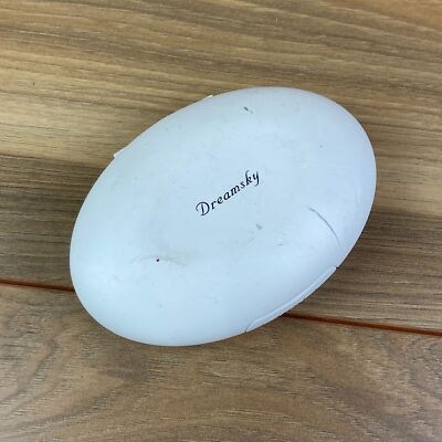 DreamSky White Portable Battery Operated Under Pillow Vibrating Alarm Clock