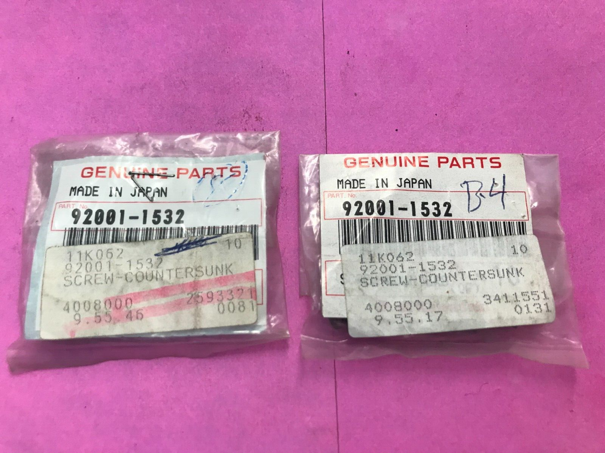 TONTAKUN様 92001-1532 Kawasaki Genuine OEM Countersunk Screws QTY 15 | eBay