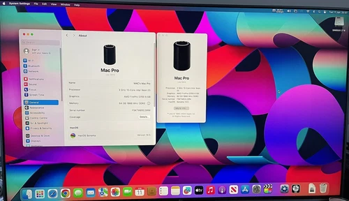 Apple Mac Pro 6.1  + Final Cut Pro & Logic Pro/10 Core /2xD700/64Gb/NEW 2Tb NVMe