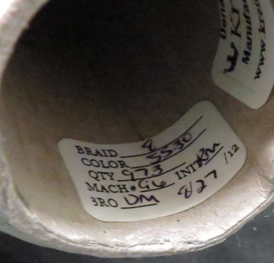 Kreinik Metallic Thread  for Stitching Rosemary Green #5530 -#8 Braid 660 Meters - Image 3 of 4