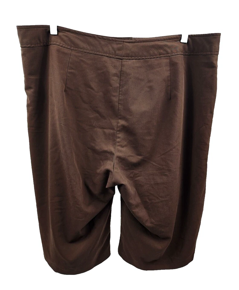 Shorts femininos Lane Bryant, marrom, tamanho 20 - Imagem 2 de 4