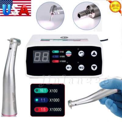 Dental LED Brushless Electric Micro Motor /1:5 Fiber Optic Handpiece NSK Style