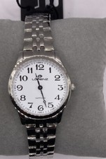 OROLOGIO LORENZ UOMO QUARZO ACCIAIO VETRO ZAFFIRO QUARZO NUOVO SCATOLA GARANZIA