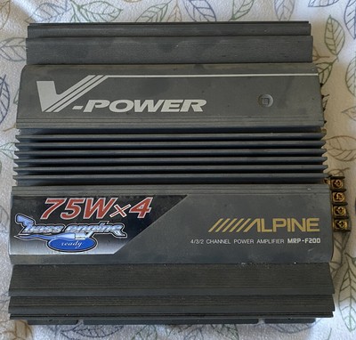 Alpine V Power Amplifier Mrp F0 4 3 2 Channel Ebay