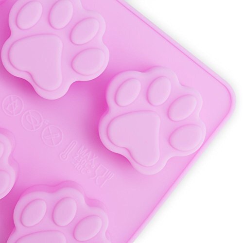  Puppy Dog Paw and Bone Silicone Molds, Non-Stick Food Grade Silicone Molds 