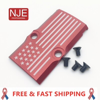 2 Pack RMR Cover Plate For Glock 17/19/26 Cut Slide Aluminum