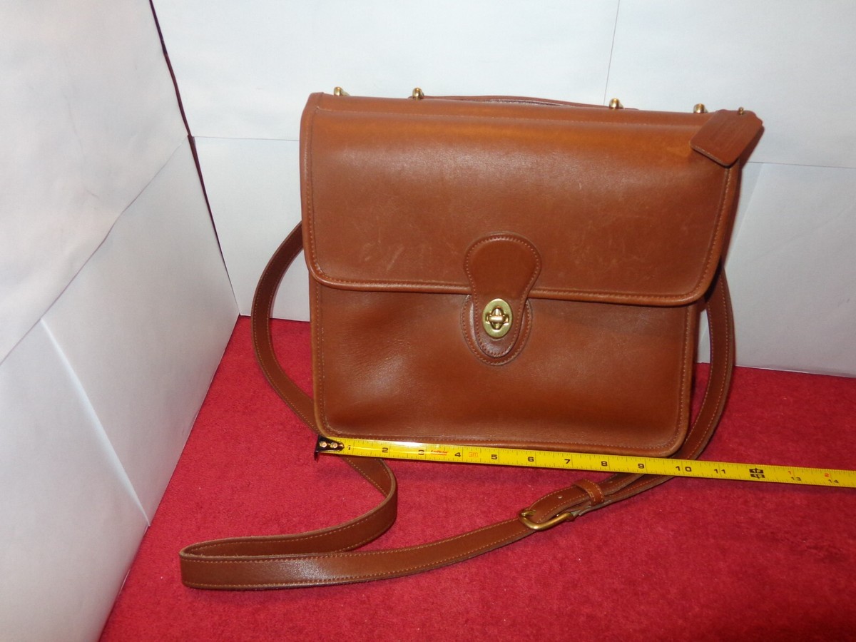 VINTAGE LEATHER COACH HANDBAG PURSE REMOVABLE SHOULDER STRAP