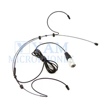 Dual Headset mic Yam Black Headworn For AUDIO TECHNICA T35 T75 T211 T601 T701