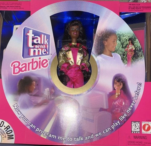 Vintage Talk With Me! Barbie #17370 With CD ROM & Accessory Mattel 1997 NRFB NIB