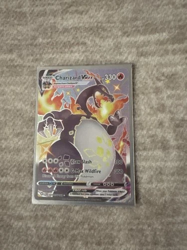 Pokémon TCG Charizard VMAX Darkness Ablaze Holo Ultra Rare Card PSA 8 020/189