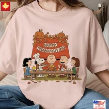 SALE!! Snoopy Thanksgiving Shirt, Peanuts Fall Cartoon T-shirt