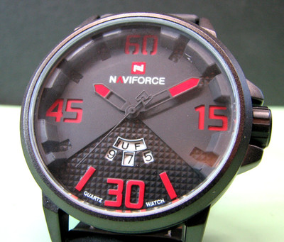 Naviforce Day & Date Watch with Epson (Seiko) AJ33A Movement