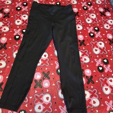 Athleta Ultimate Stash Pockets 7/8 Tight Leggings Womens S Black Ankle Yoga Gym
