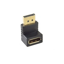 90 Degree Displayport Adapter Male to Female Connectors Angle Plug dp Extender