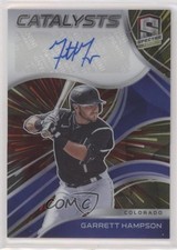 2021 Spectra Catalysts Signatures Hyper Prizm /25 Garrett Hampson Auto 3h1