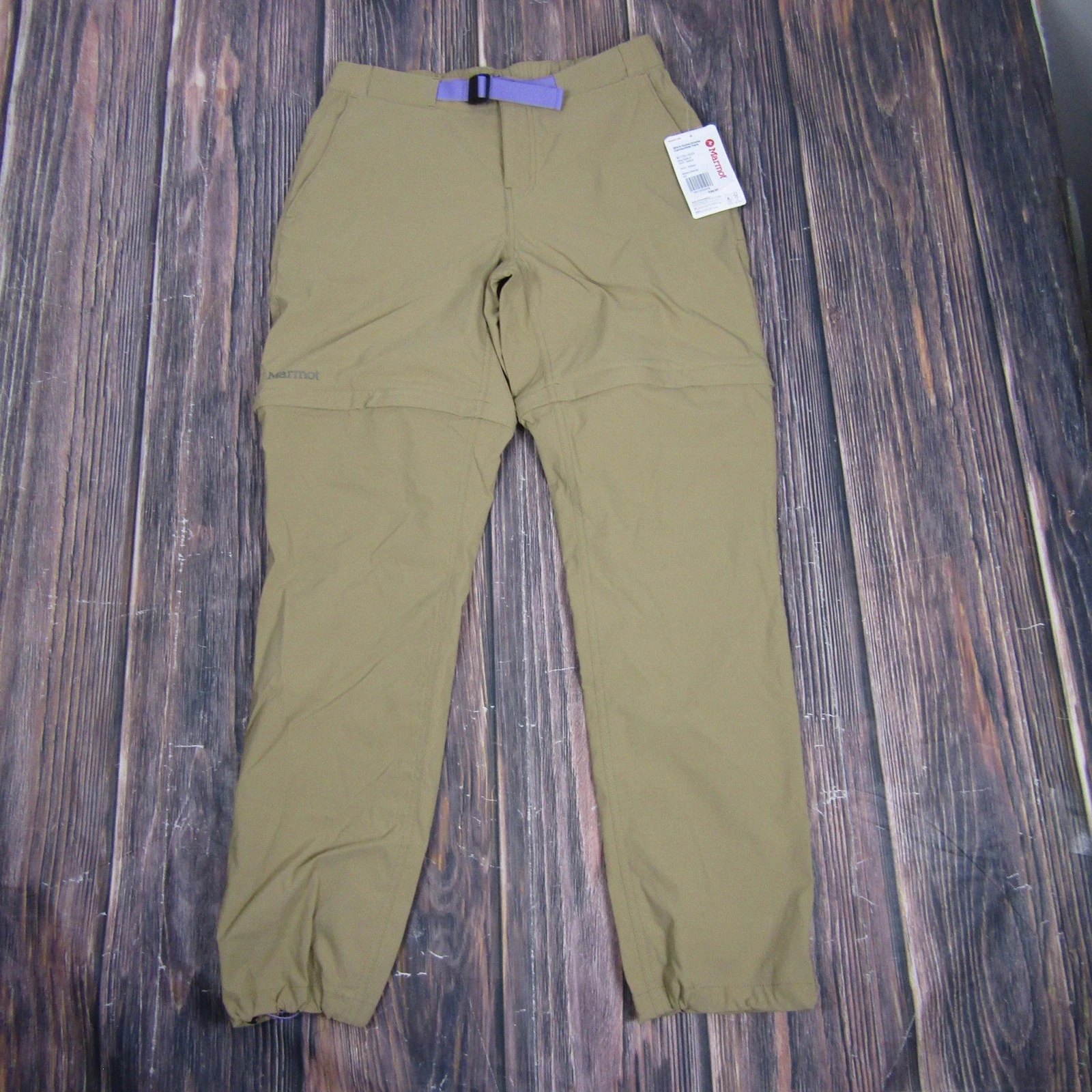 Marmot Kodachrome Convertible Pants Womens 4 Hiking Outdoor Zip Off Lightweight