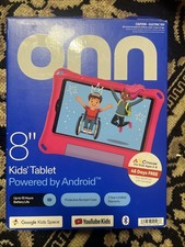 Onn 8 In Kid Tablet 32 Gb Pink Bumper