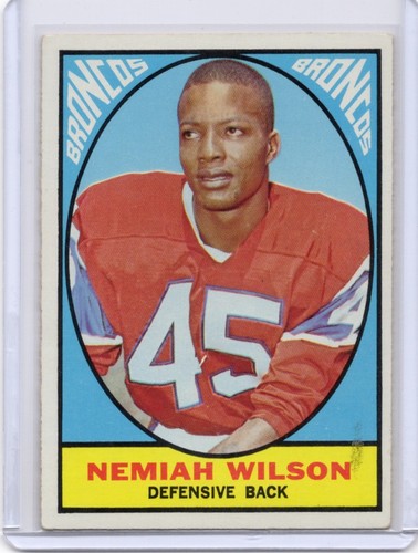 Nemiah Wilson #30 1967 Topps card