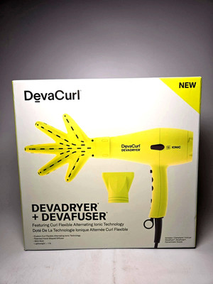 DevaCurl DevaDryer + DevaFuser Professional Ionic Blow Dryer  New In Box