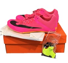Brand New Nike Zoom Rival Sprint Pink  Box, bag and spikes Men  s 8/Women  s 9.5