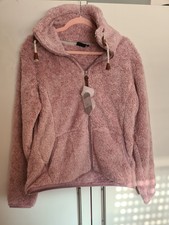 Neu Icepeak Jacke Plüschjacke Kuscheljacke Gr. L Rosa