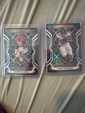 2 NFL Rookie Obsidian Cards