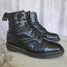 Made in England Dr. Martens UK Size 8 Men's Black 8-Eye