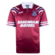 West Ham United 1992 Retro Football Shirt 100% POLYESTER Men's
