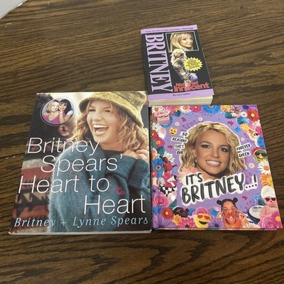 Britney Spears Hardback Paperback Book lot of 3 Not That Innocent Heart To Heart
