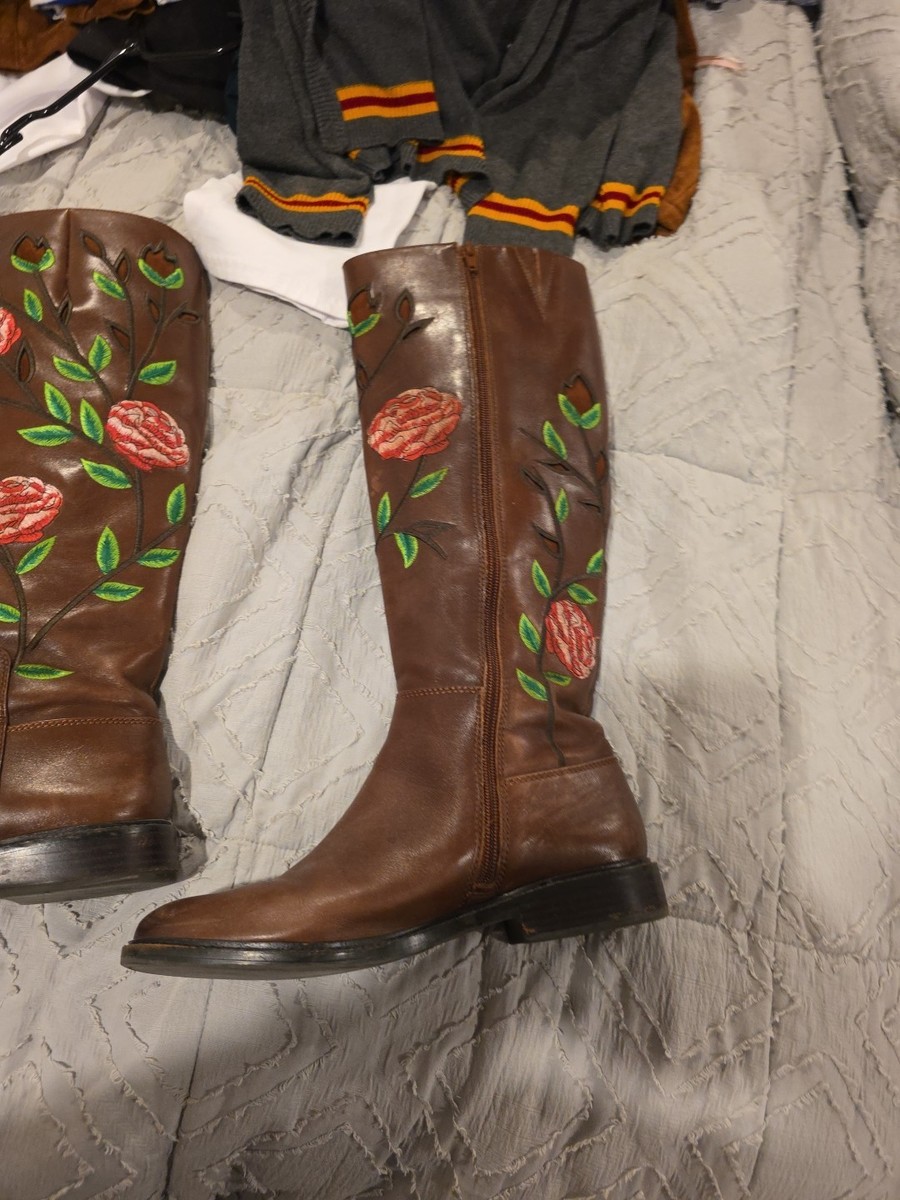 Giana Bini Woman's boots flowers View 2